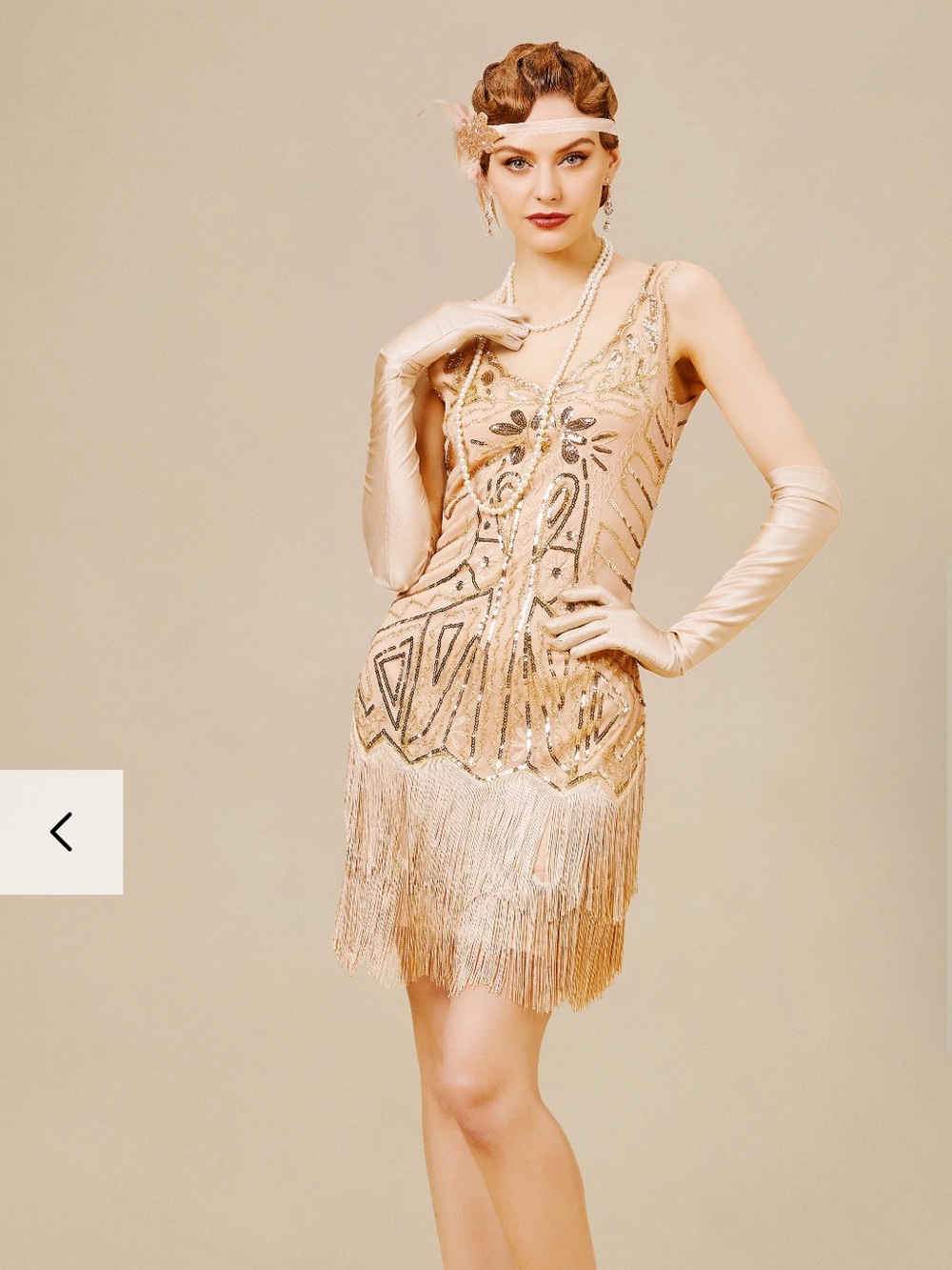 Babeyond 1920s Flapper Fringe Dress